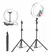 Ring Light Anel De Luz Led 12 30cm Tripé Grande 2,1 Metros Para Foto Selfie Maquiagem Usb Cor da luz Fria-morna-quente na internet