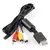 Cabo Av Audio E Video Rca Para Playstation 1, Ps2 E Ps3