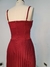 Vestido de festa corset plissado longo - loja online