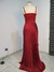 Vestido de festa corset plissado longo - snsaiasretro