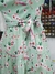 Vestido quatro marias midi de alças estampa SN - snsaiasretro