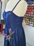 Imagem do Vestido jeans midi alcinhas sob medidas