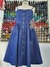 Vestido jeans midi alcinhas sob medidas - loja online