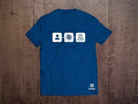 Camiseta "Tempo, pessoa e lugar"