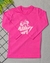 Camiseta Infantil Manga Longa Tradicional Rosa MN/Nike
