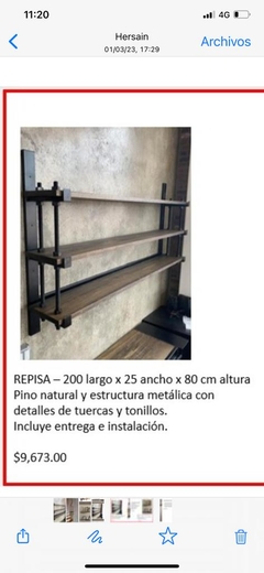 REPISAS PERONALIZADAS