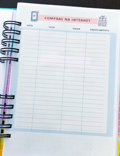 Kit Financeiro Controle Caixa e Planner financeiro - belajupersonalizados