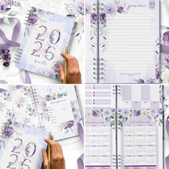 Imagem do Agenda 2026 Coleção Violeta com versículos diários - 1 dia por pág