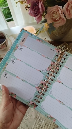 Planner 2025 Vintage Datado na internet