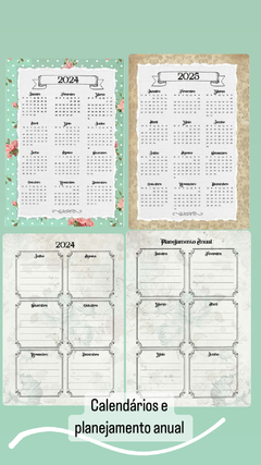 Age. Alfabeto Datada 2025 (1 Dia por Página) - Capas com Letras do Alfabeto - belajupersonalizados