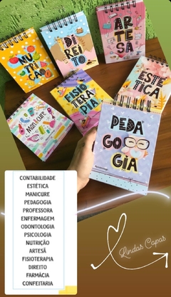 Agenda Permanente Profissões diversas (não datada) - belajupersonalizados