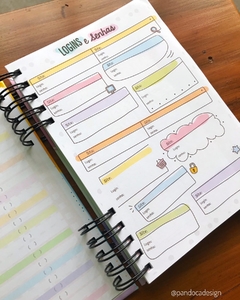 Agenda Colors Permanente (não datada) motivacional - loja online