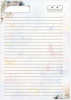Imagem do Agenda Alfabeto Borboleta Permanente (não datada)