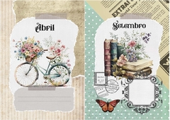 Agenda VINTAGE 2025 - PERMANENTE SEM DATAS Capa Bicicleta - comprar online