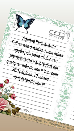 Kit Vintage permanente 2025 Agenda + Diario na internet
