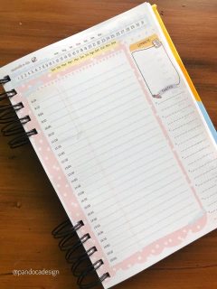 Imagem do Agenda Colors Permanente (não datada) Modelo 4