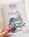 Agenda VINTAGE 2025 - 1 Dia por Página - capa mala vintage