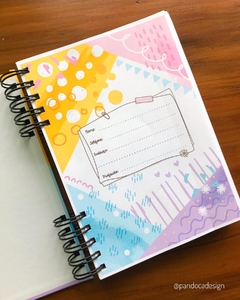 Agenda Colors Permanente (não datada) motivacional - comprar online