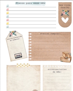 Planner 2025 Candy Permanente (não datado) - belajupersonalizados