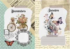 Agenda VINTAGE 2025 - PERMANENTE SEM DATAS Capa Bicicleta