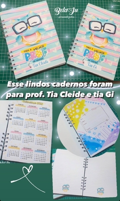 Caderno da Professora - belajupersonalizados