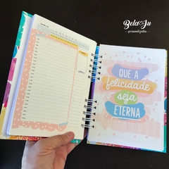 Agenda Colors Permanente (não datada) modelo Rosas