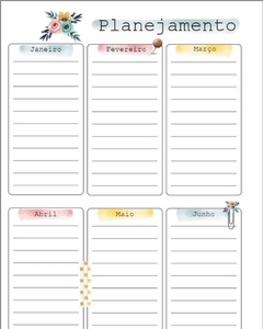 Planner 2025 Candy Permanente (não datado) na internet
