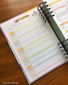 Agenda Colors Permanente (não datada) motivacional - belajupersonalizados