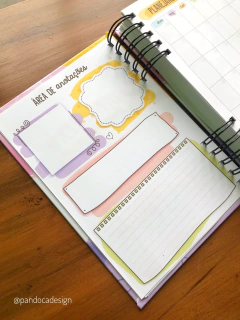 Agenda Colors Permanente (não datada) Modelo 5