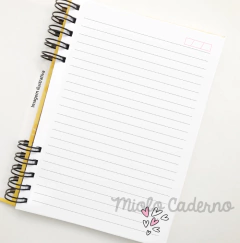 Imagem do Caderno de Anotações Diário