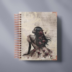 Diário de anotações vintage 2, com diversas capas - 150 folhas ou 300 páginas - loja online