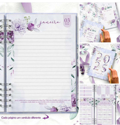 Agenda 2026 Coleção Violeta com versículos diários - 1 dia por pág na internet