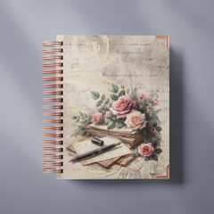Imagem do Diário de anotações vintage 2, com diversas capas - 150 folhas ou 300 páginas