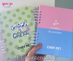 KIT Empreendedor - Caix. de Controle + Cad. Pedidos