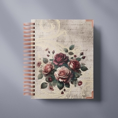 Diário de anotações vintage 2, com diversas capas - 150 folhas ou 300 páginas - belajupersonalizados