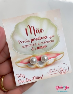 TAGs + BRINCO PÉROLAS 24 uni - Mimo dia das Mães - comprar online