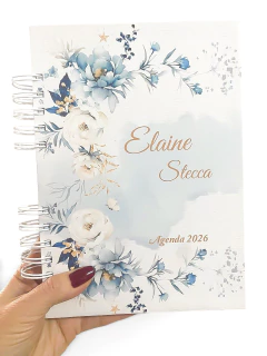 Agenda 2026 Coleção Rosa Azul - Datada - Versiculos - comprar online