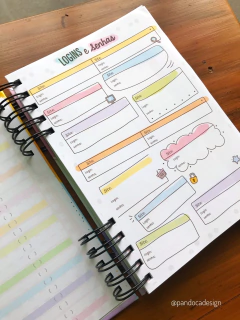 Agenda Colors Permanente (não datada) Modelo 5 - belajupersonalizados