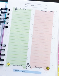 Imagem do Kit Financeiro Controle Caixa e Planner financeiro