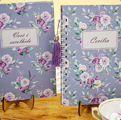 Imagem do Caderno de Anotações coleção Violeta, Versículo Diários - 150 folhas ou 300 páginas