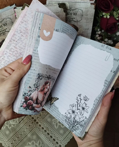 Diário de anotações vintage 2, com diversas capas - 150 folhas ou 300 páginas - comprar online