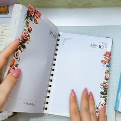 Kit: Agenda Datada 2025 Vintage + Diario Vintage