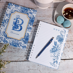 Caderno de Anotações estilo Porcelana