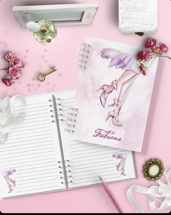 Caderno de Anotações Pink Princess - belajupersonalizados