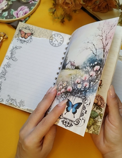Kit: Agenda Datada 2025 Vintage + Diario Vintage - loja online