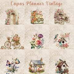 Agendas VINTAGE 2025- PERMANENTE SEM DATAS Diversas Capas - loja online