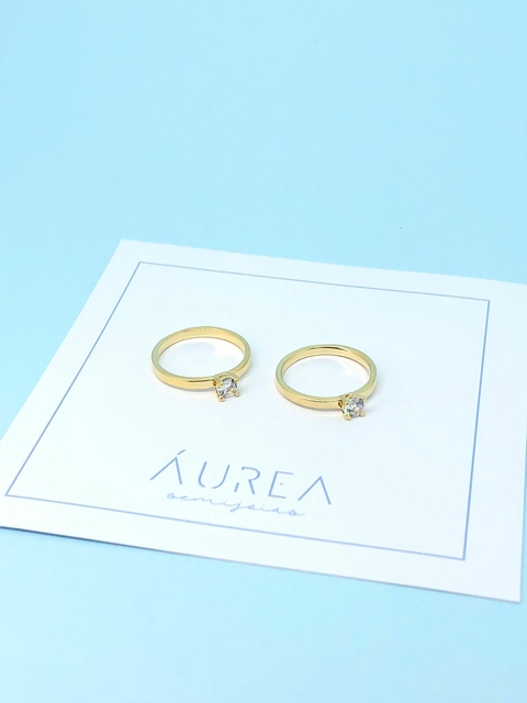 ANEL SOLITÁRIO TRADICIONAL DELICADO