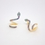 BRINCO EAR CUF DESIGN COBRA ZIRC. COLORIDAS - comprar online