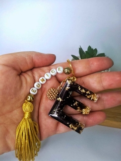 Chaveiro com Miçangas