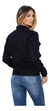 Jaqueta Jeans All Black Botão Forrado Moda Premium - loja online